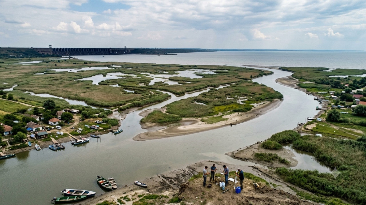 Two giant dams starved the Danube Delta of sediment for decades