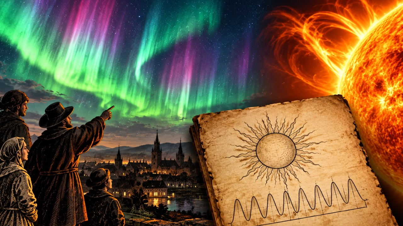 Scientists used centuries-old aurora sightings: their method placed solar minima within 2 years with more than 90% reliability