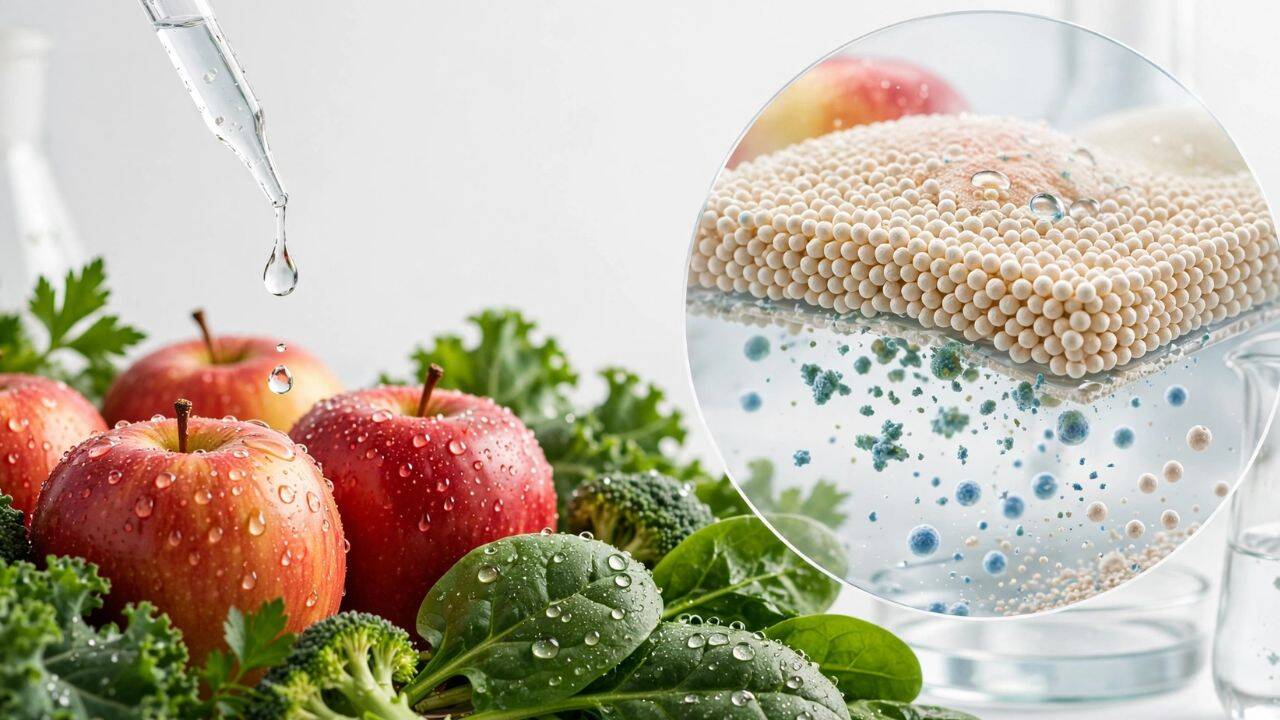 Scientists developed a starch wash that removes pesticides and keeps fruits fresh for 15 days