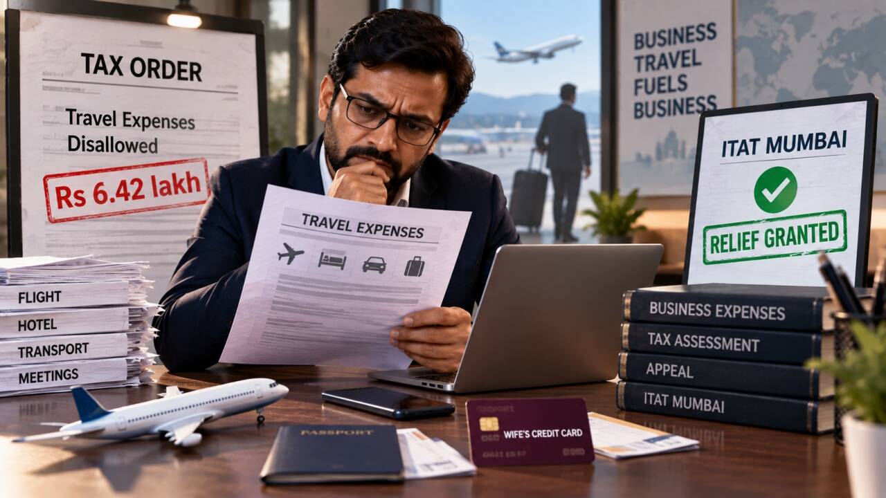 Rs 6.42 lakh business travel paid via wife’s card and reimbursed, man gets tax notice; what ITAT said