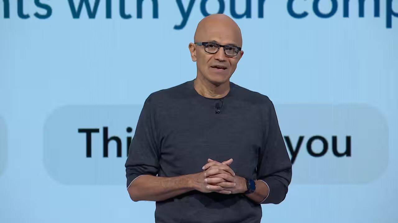 Microsoft CEO backs slowing AI, but has a 'wake-up message' for Altman, Amodei