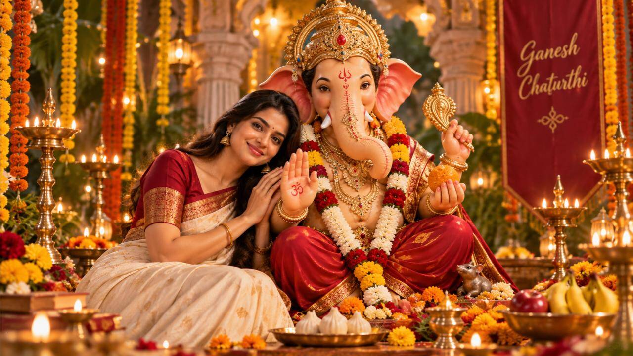 5 best prompts to turn your photo into a Ganesh Chaturthi image