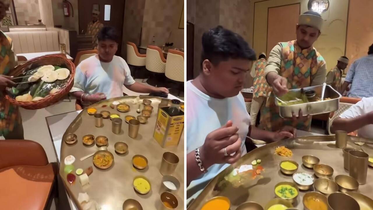 Video: What’s inside Mumbai’s Baahubali thali? Vlogger reveals a spread with unlimited aamras
