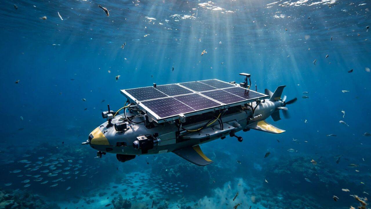 Scientists create solar cells that work underwater at 10 metres and run robots