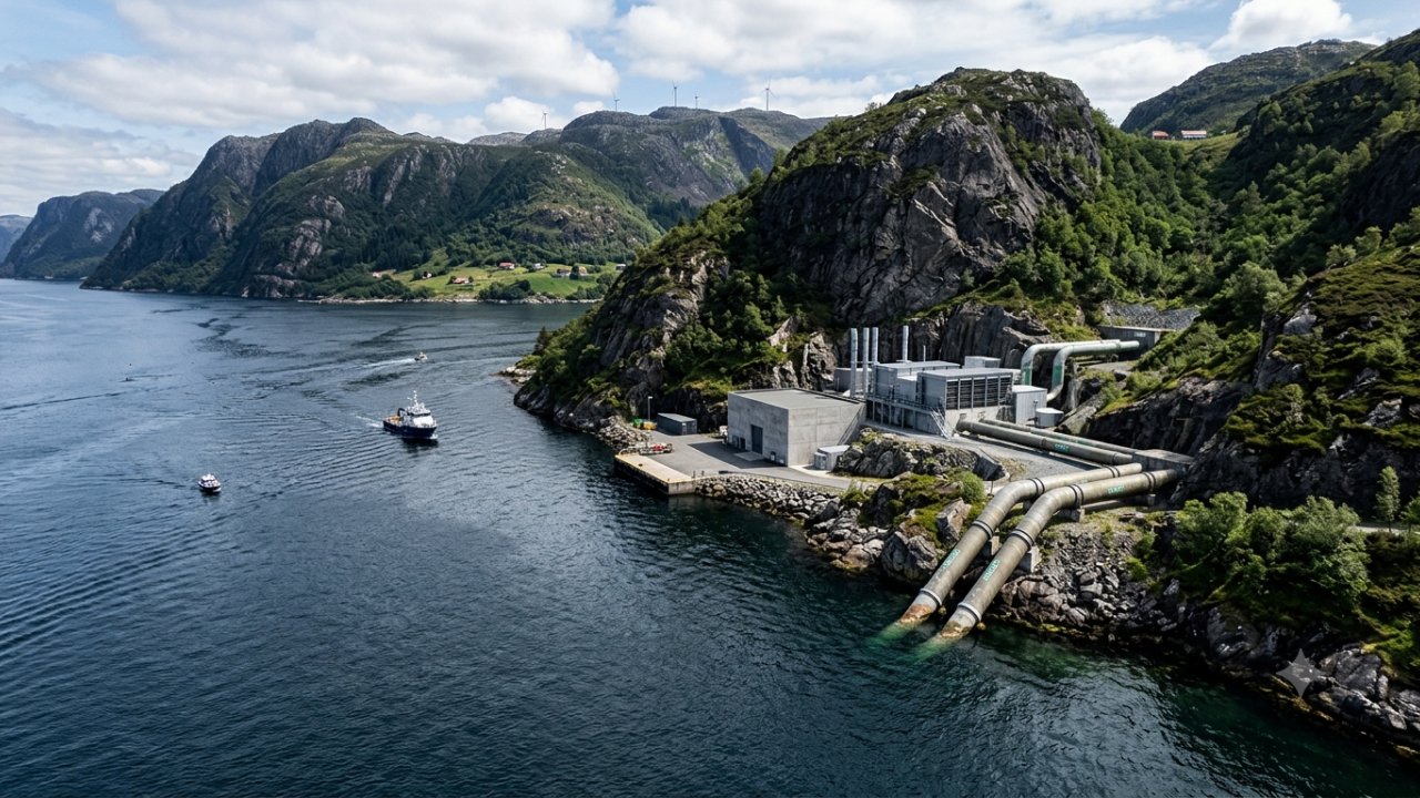 This Norwegian data centre cools servers with naturally cold fjord water