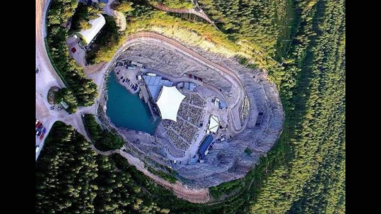 In 1990, mining stopped at a 55-metre-deep Swedish limestone quarry; a year later...