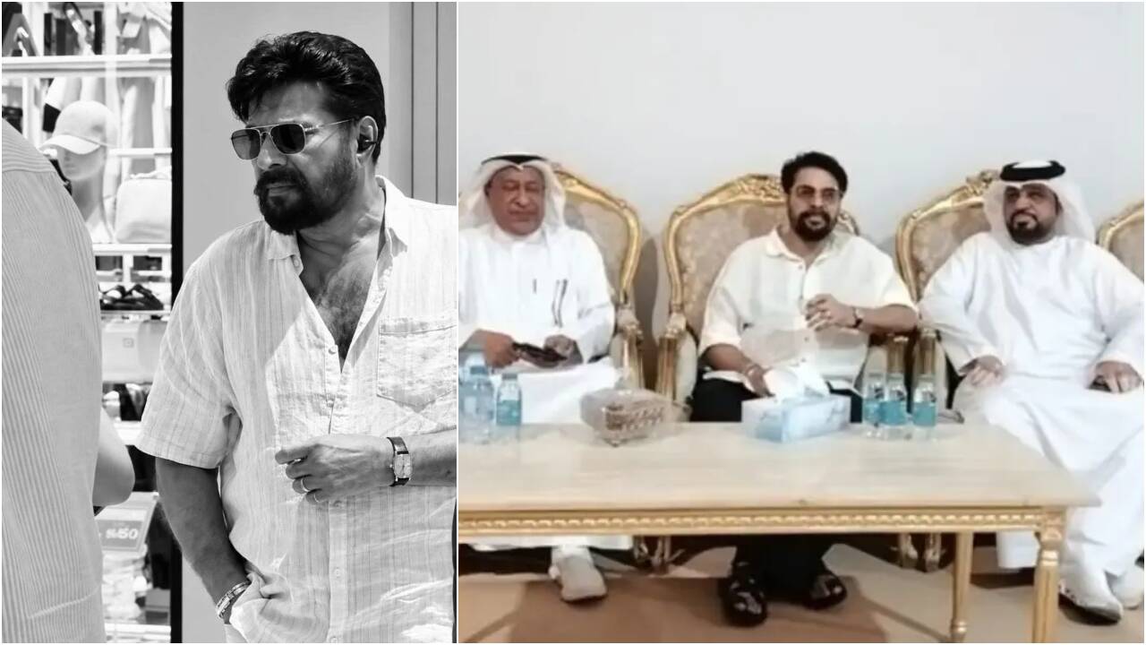 Mammootty meets royal family