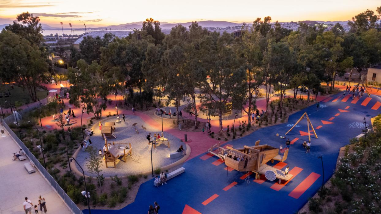 Athens is turning an old airport into Europe’s 2nd-largest park with 70% green cover and recycled building waste