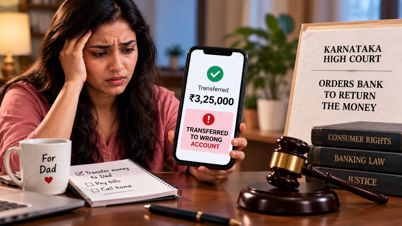 Rs 3.25 lakh meant for father went to wrong account; Karnataka HC orders refund