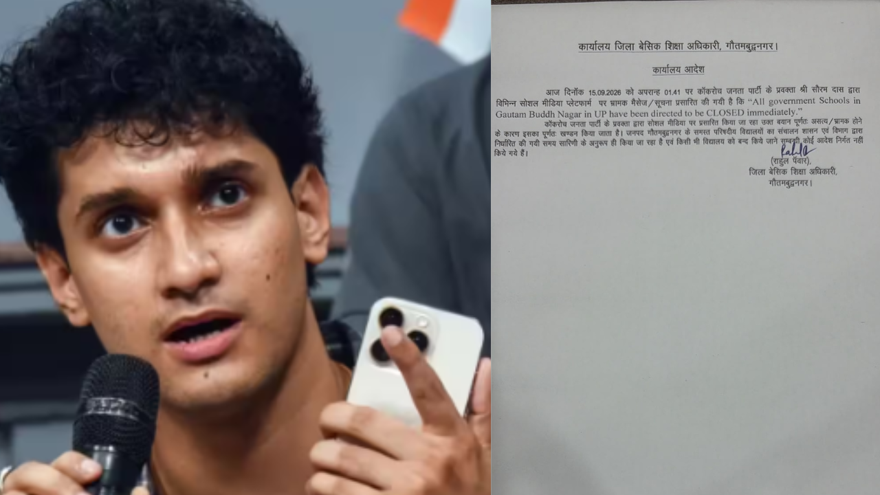 'One inspection, all Noida schools shut?': Edu dept fact-checks Saurav Das's claim