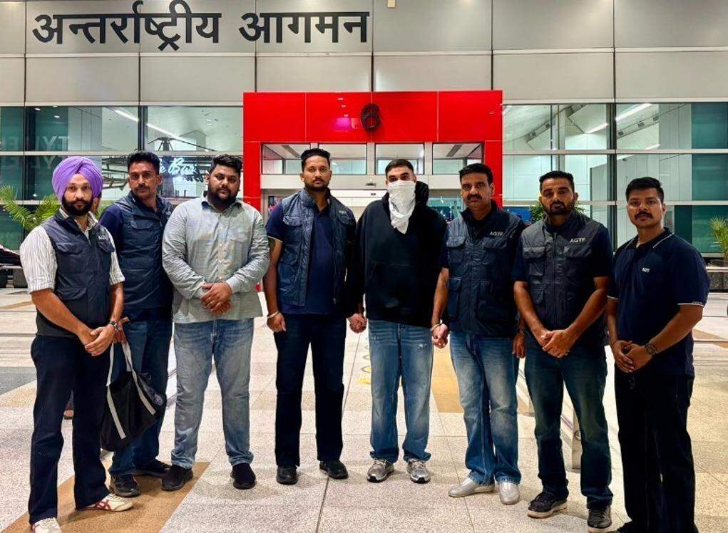 Cross-Border Fugitive Extraction: Punjab Syndicate Operative Deported from Canada and Arrested