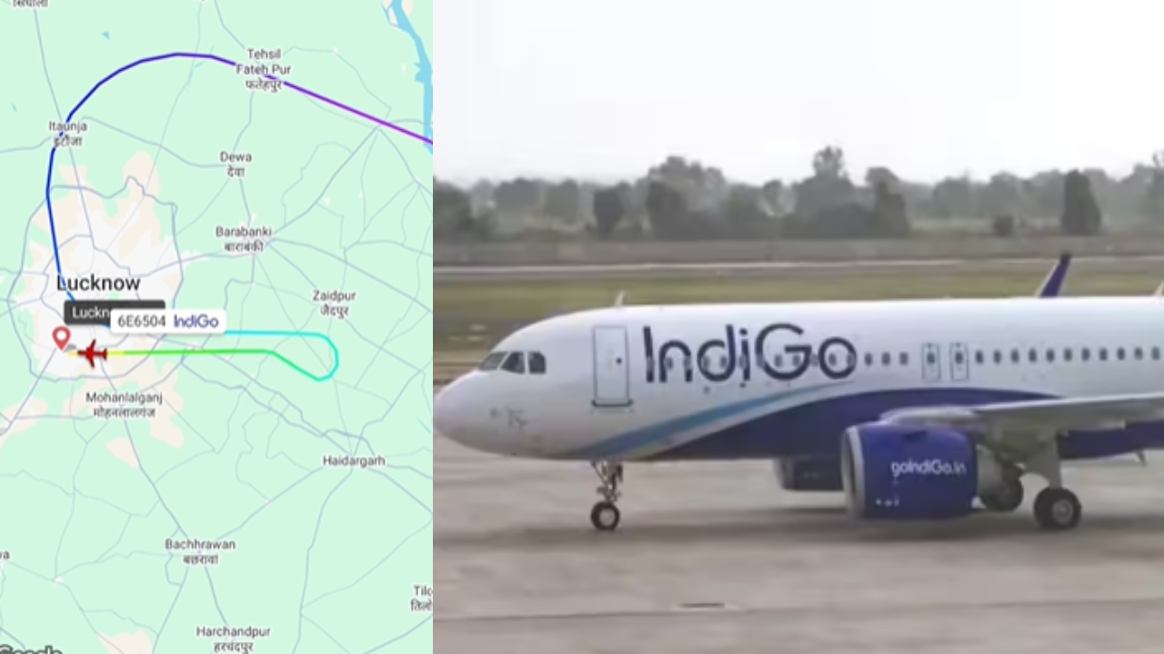 IndiGo Agartala-Delhi flight diverted to Lucknow after smoke warning in cargo area
