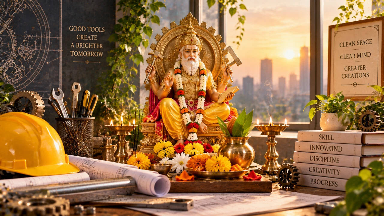 Vishwakarma Puja 2026: Clear 5 things from your workspace; honour tools and focus