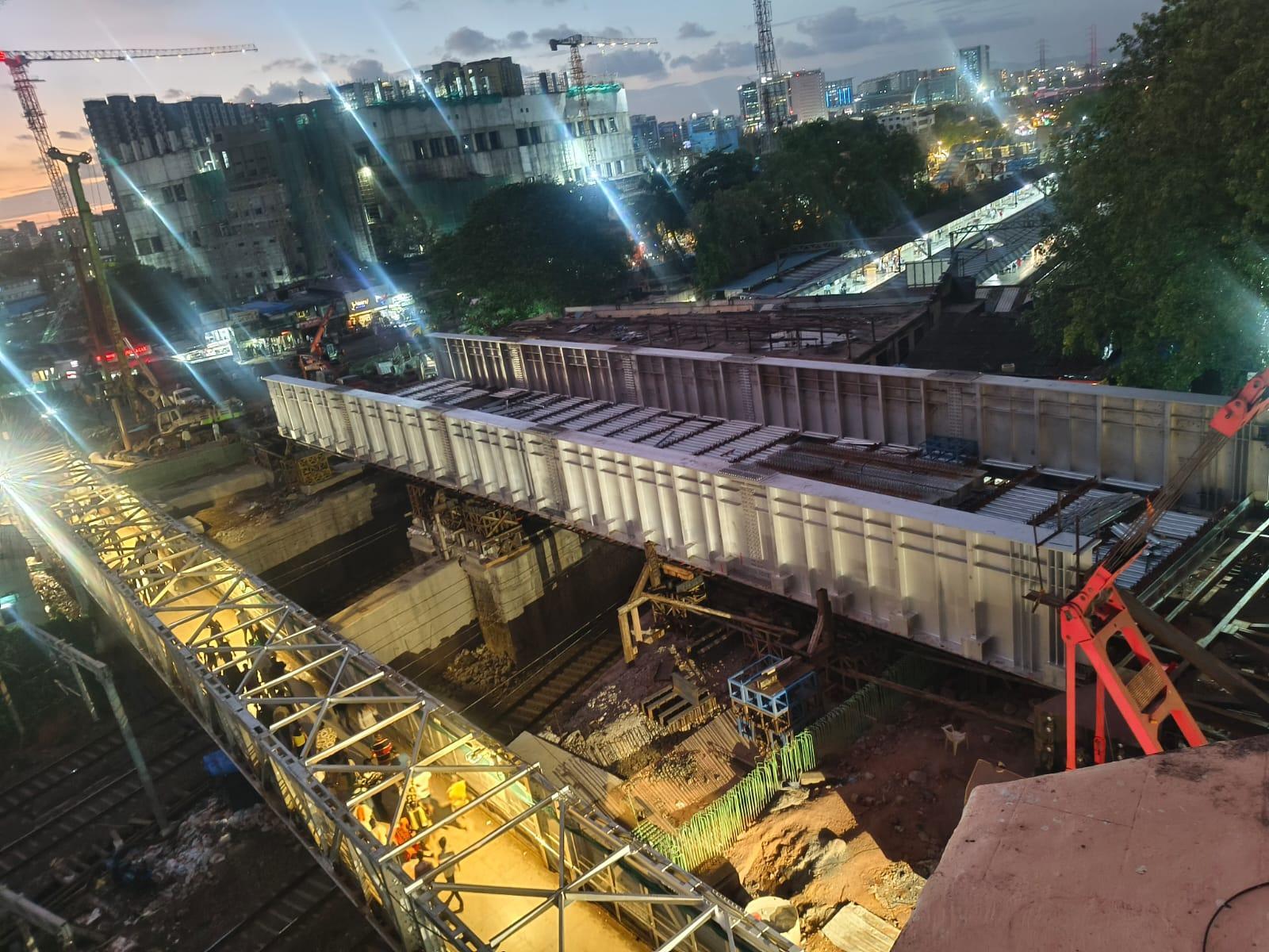 Railway works done, Sion ROB moves towards completion