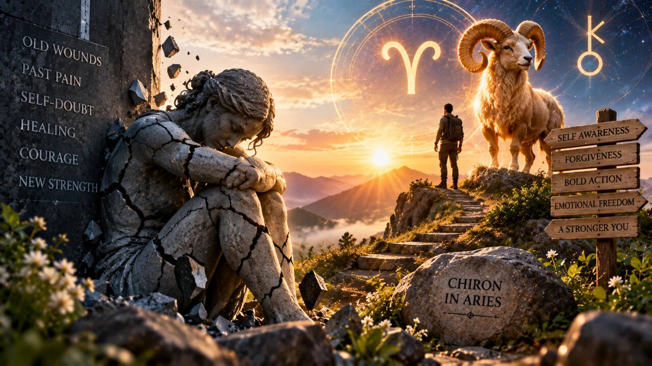 Chiron Returns To Aries: old feelings resurface as wounds are revisited; strength quietly grows