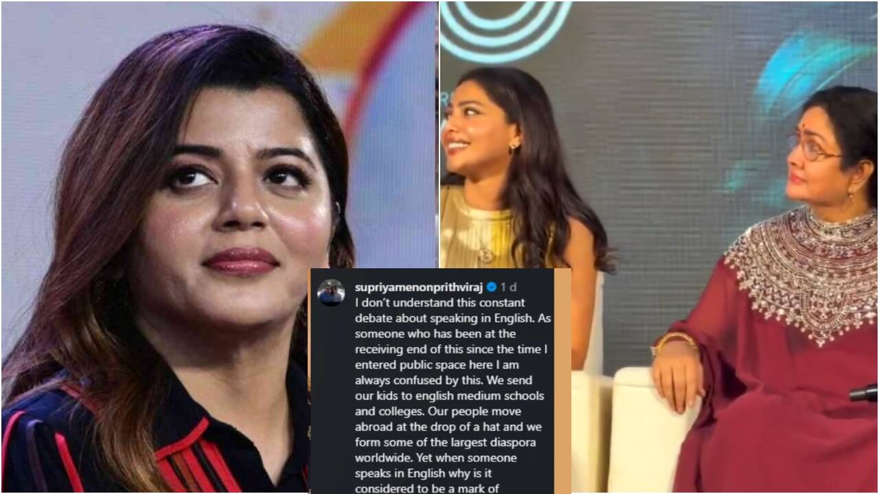 Supriya Menon responds to English debate