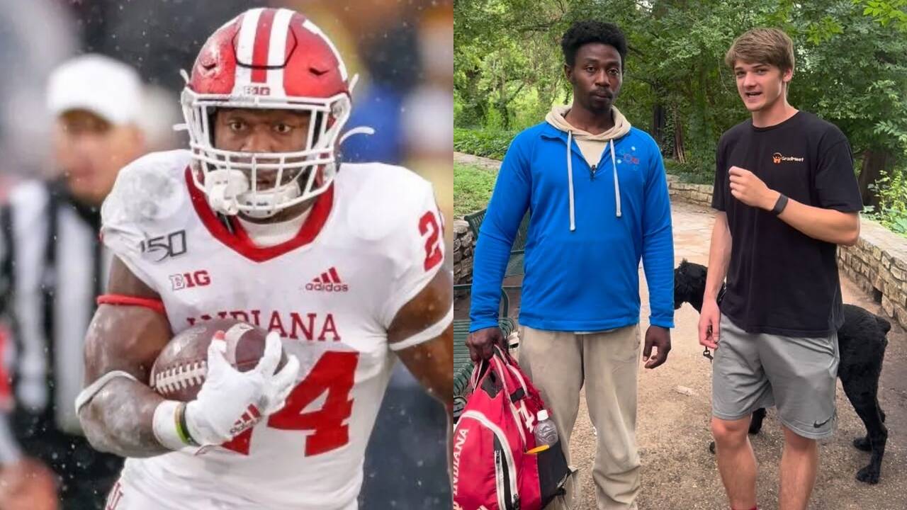 Former Indiana football star was homeless; fundraiser helped him get an apartment