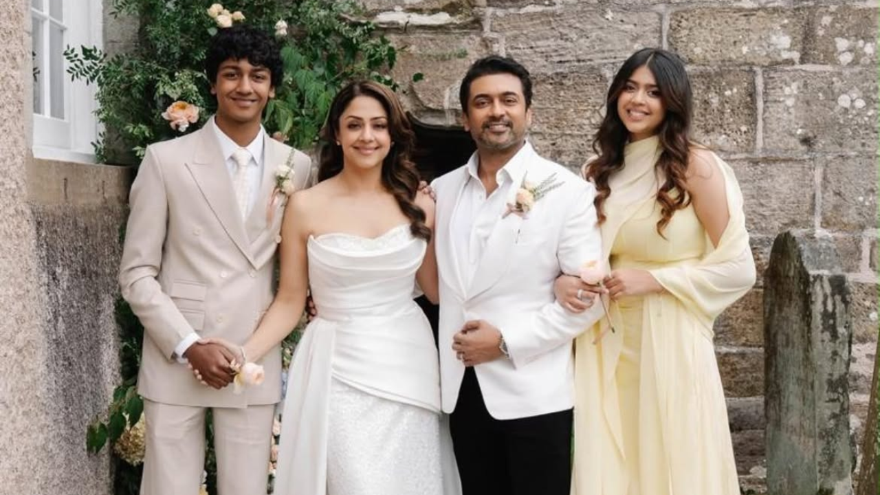 Suriya and Jyotika renew wedding vows, share inside pics from special celebration