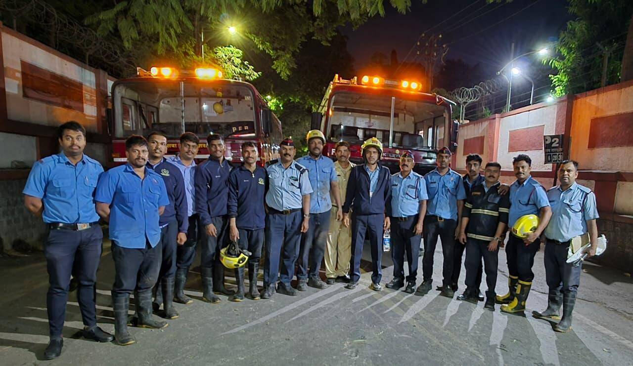 Municipal Authorities Rescue Worker Trapped During Hazardous Water Tank Demolition