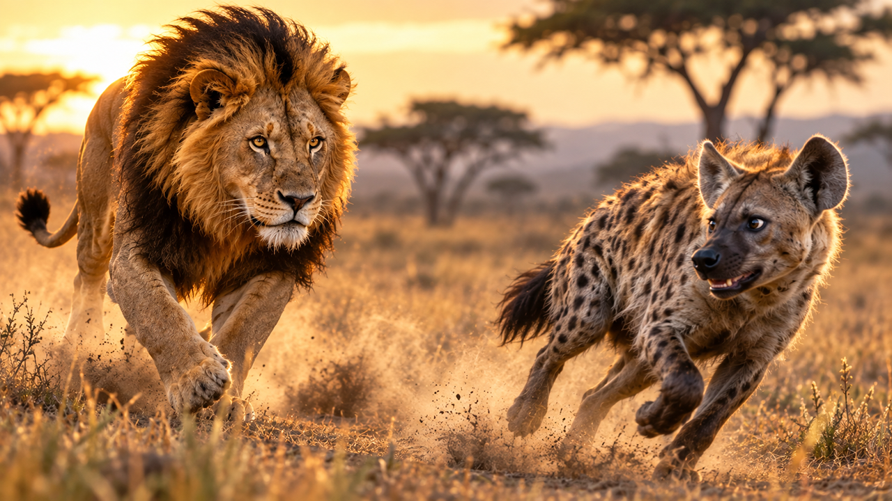 How GPS collars & camera traps changed 'accepted wisdom' about male lions & hyenas