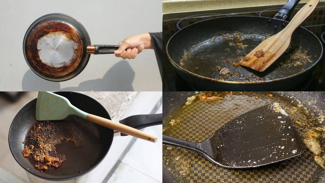 How to remove stubborn grease from the edges of a non-stick pan: Easy cleaning tricks to get rid of built-up grime