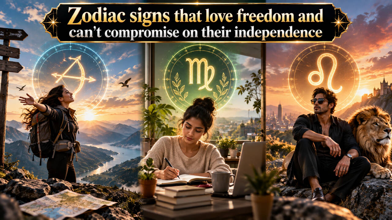 Zodiac signs that love freedom and can't compromise on their independence