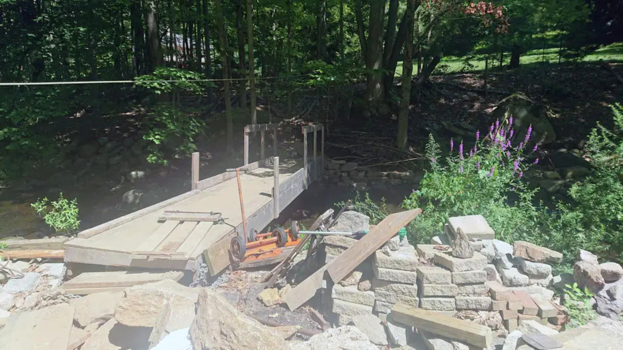 Connecticut homeowner built bridge to stop erosion; judge ordered brook restoration