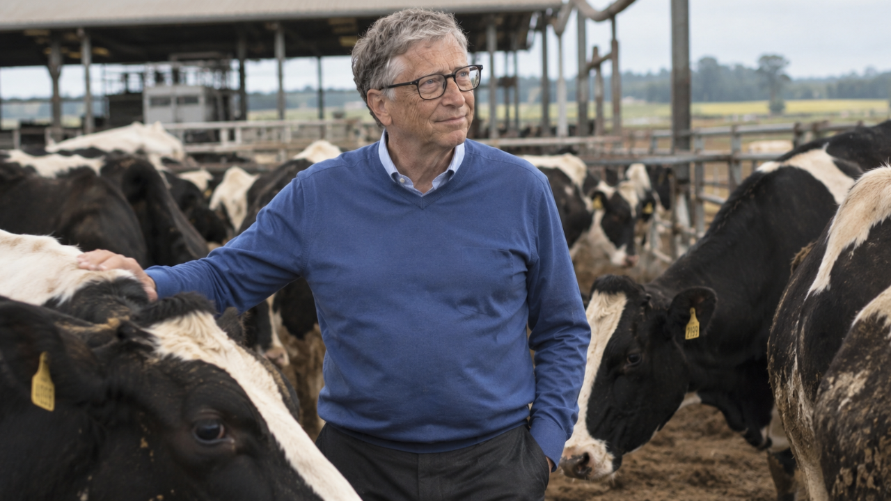 Bill Gates backs cattle methane-cutting tech: Could it help fight climate change