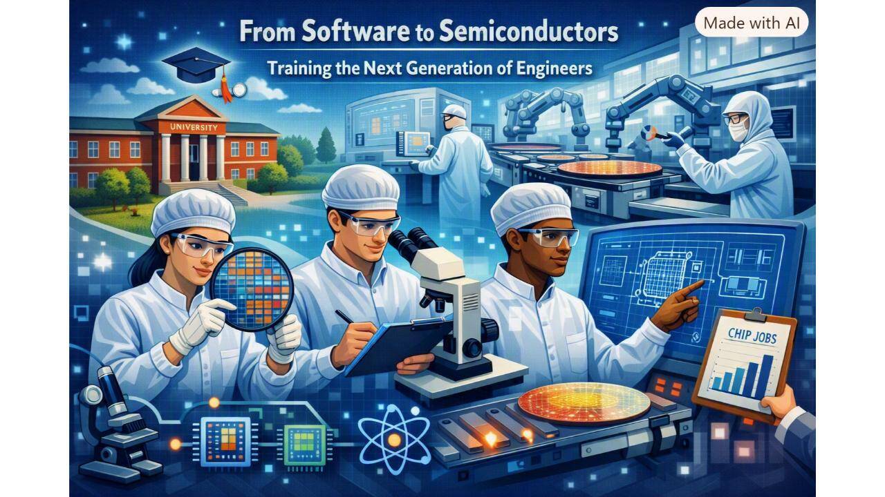 As software jobs decline, US universities train engineers for chipmaking roles