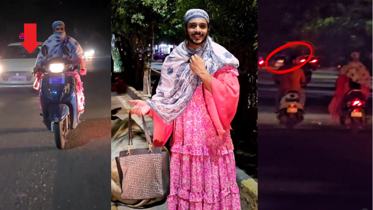 Delhi creator's 2-hour experiment dressed as woman leaves him speechless