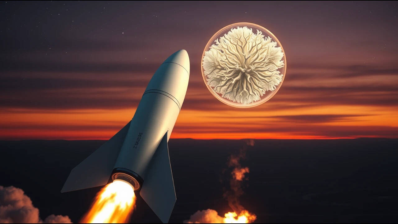 Mushrooms spent a month on the ISS, then were eaten in pasta on Earth