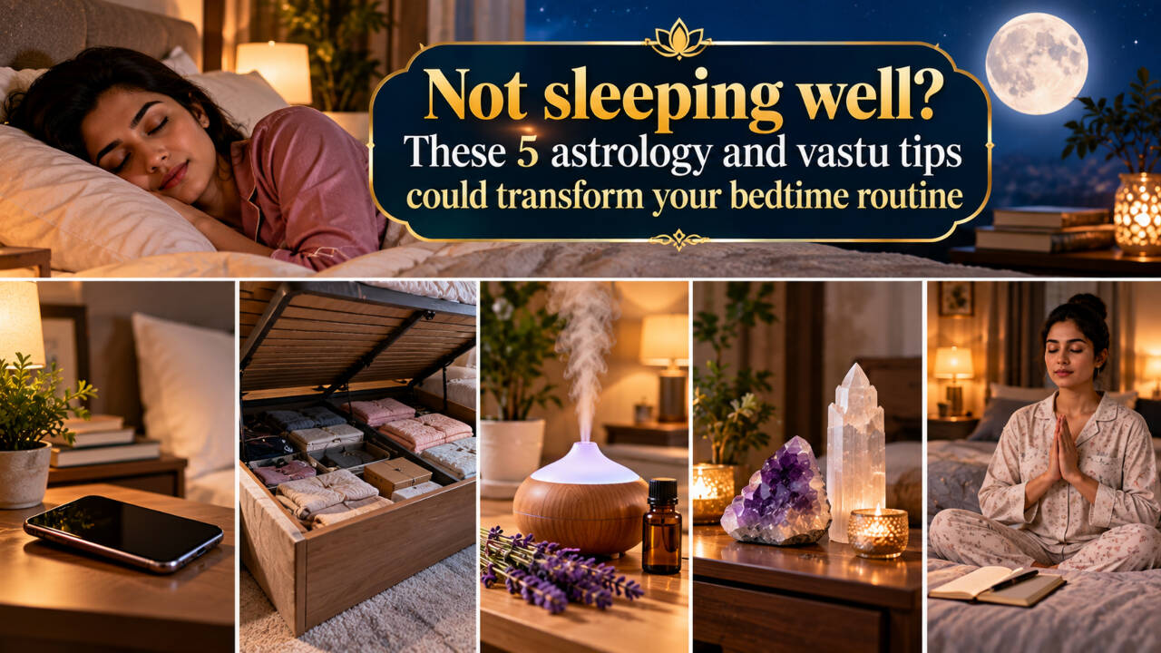 Astro-Vastu Sleep Tweaks: Five bedtime changes for calmer nights; rooted in gentle rituals