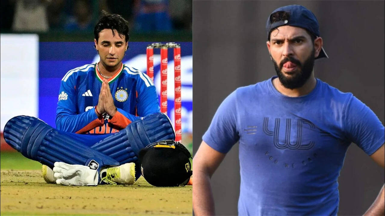 Abhishek reveals Yuvraj's message after scoring record-breaking ton