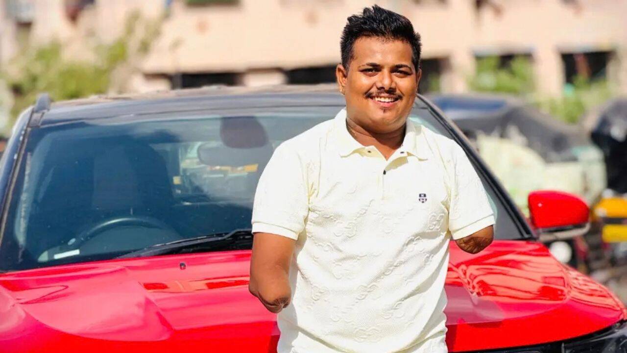 Driver who lost hands in accident rebuilds life for family