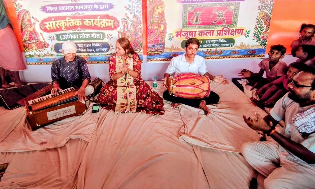 Artistic Relief Initiatives Offer Psychological Stabilization to Displaced Children in Bhagalpur