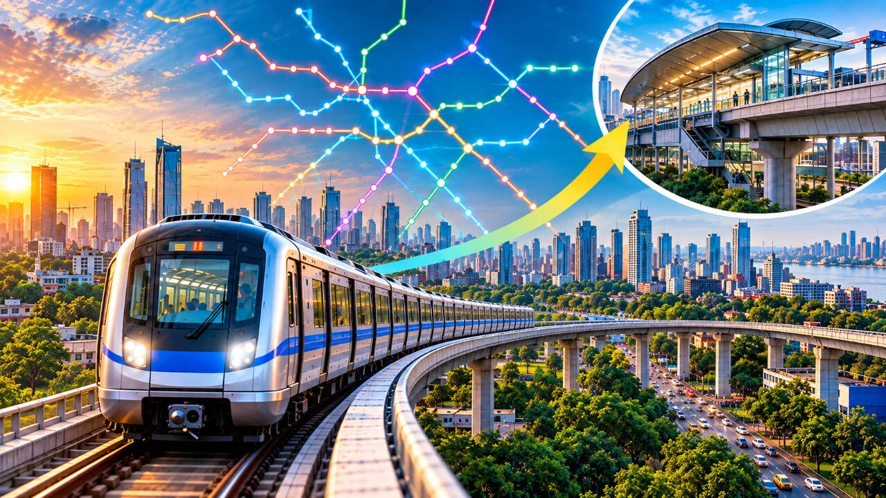 India's metro boom: From one city to a network set to overtake the US