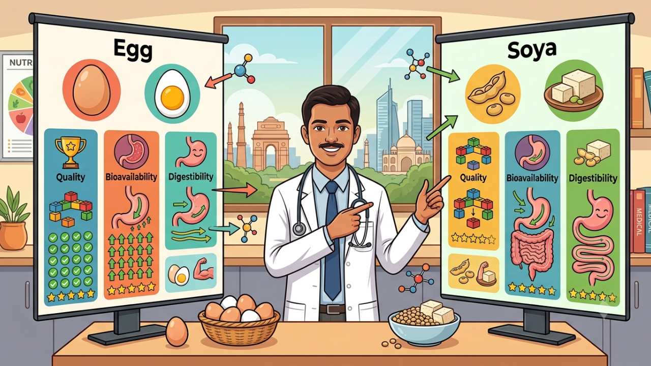 Egg or soya? Delhi NCR Doctor explains the protein debate