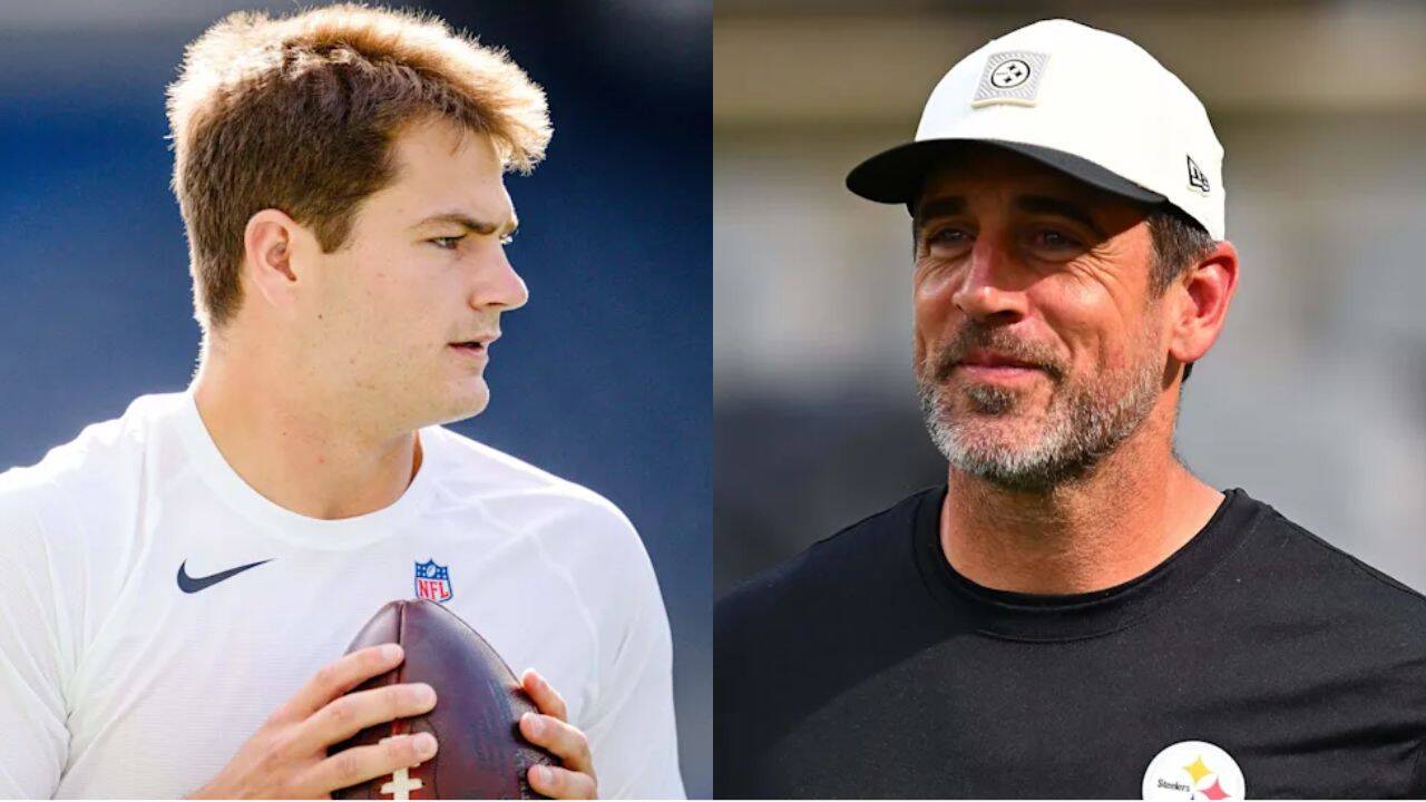 Drake Maye studied Aaron Rodgers on YouTube, now he’s the NFL’s next star