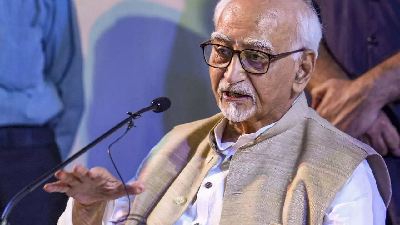 'Danger to India not from communism': Ansari's Hindu right-wing remark sparks row