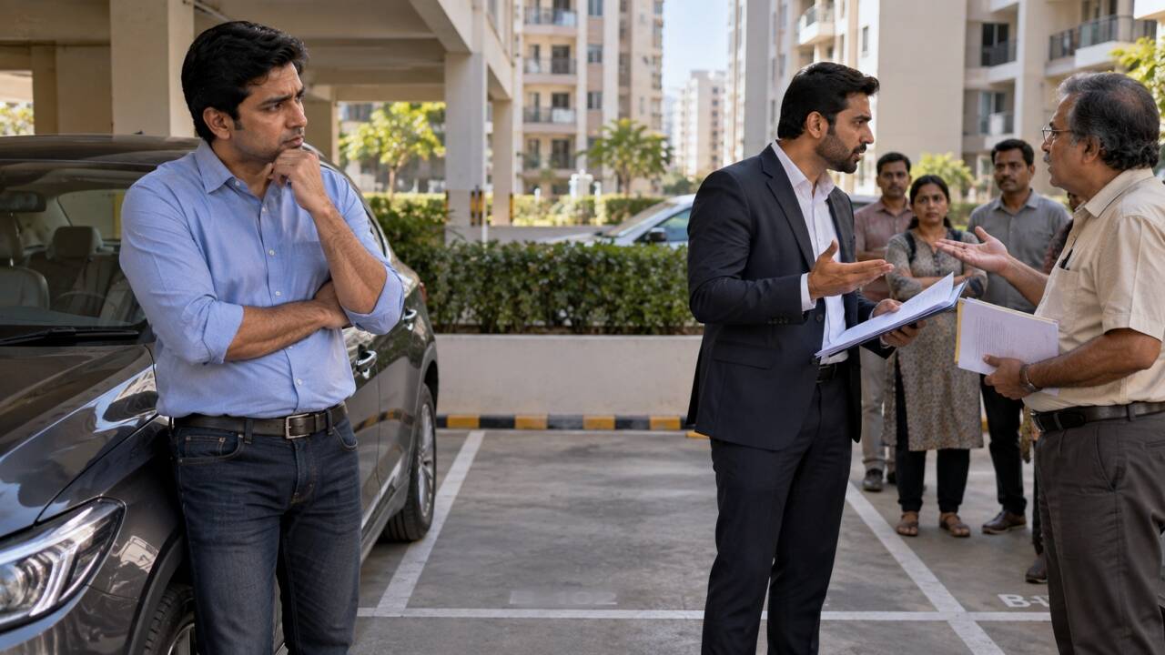 Builder gave homebuyer parking in 2008, society changed rules; what the court said