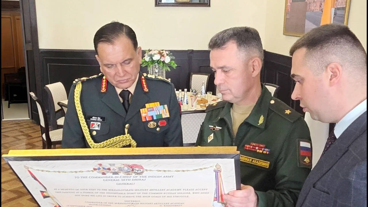 Army chief’s military talks in Russia focus on artillery modernisation, capability development