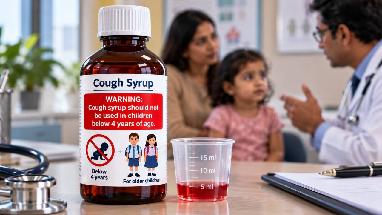Cough syrups still being given to very young children; red warning for under-4s proposed