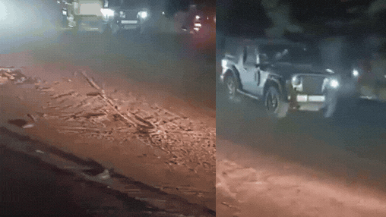 Friends thrash Thar driver, he rams SUV into their cab in Gurgaon