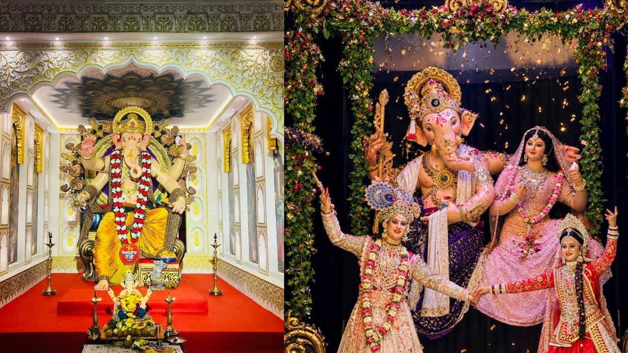 Mumbai Weekend Crowds Flock To Extravagant Pop Culture Pandals