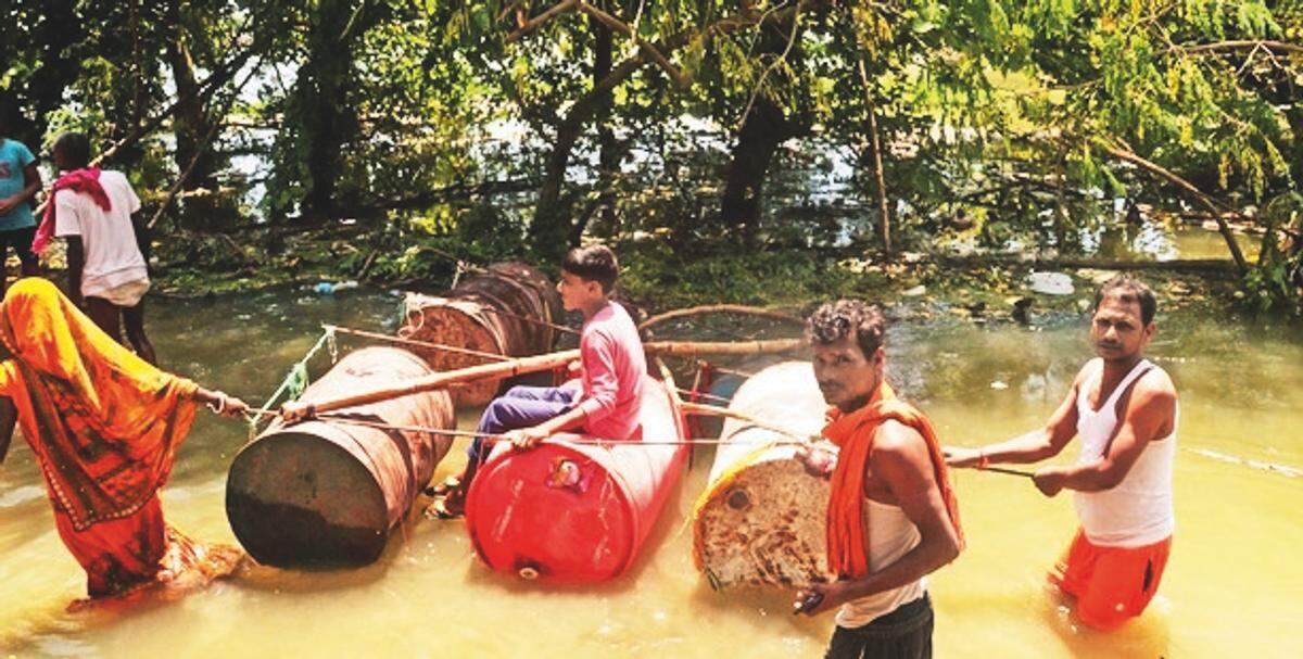 Ganga Swells Beyond Record, Floods Ravage Bihar for Third Consecutive Week