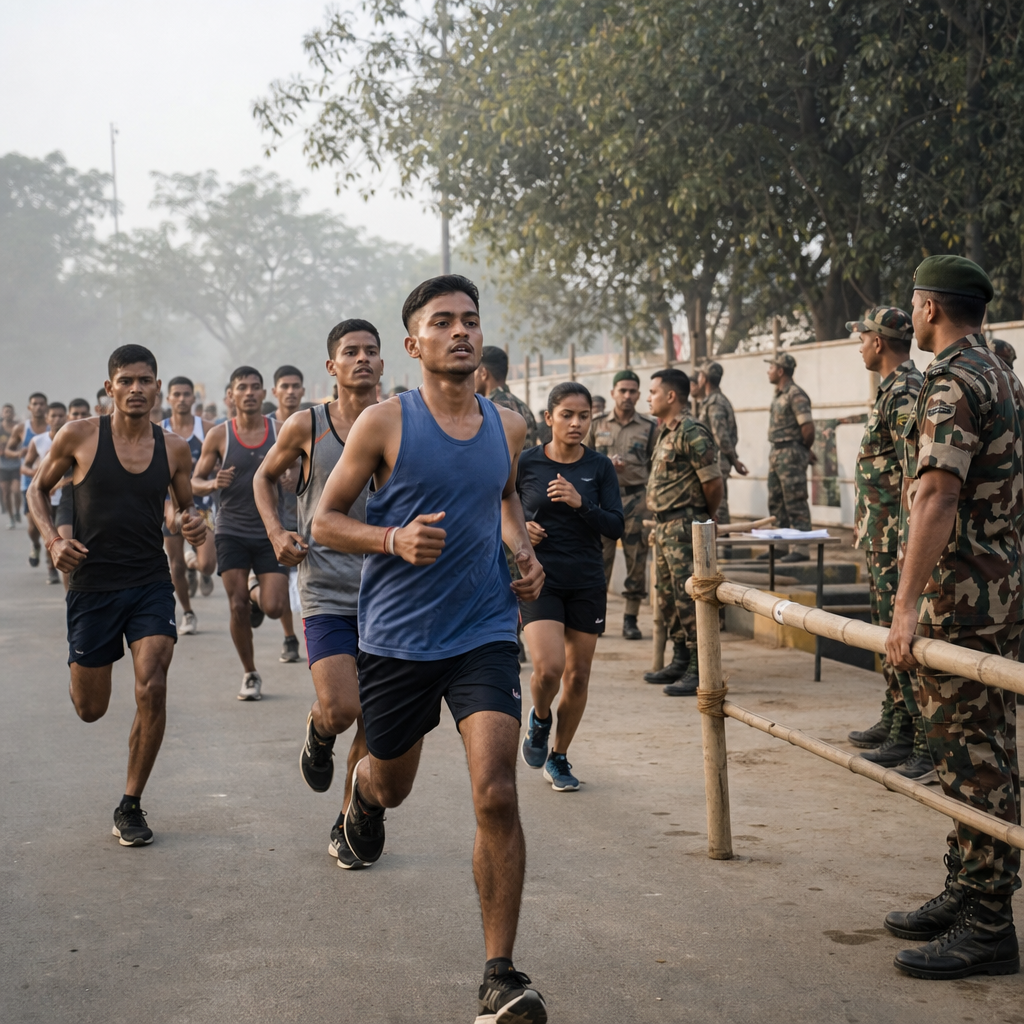 Danapur Prepares for Massive Agniveer Military Recruitment Rally Amid High Youth Turnout