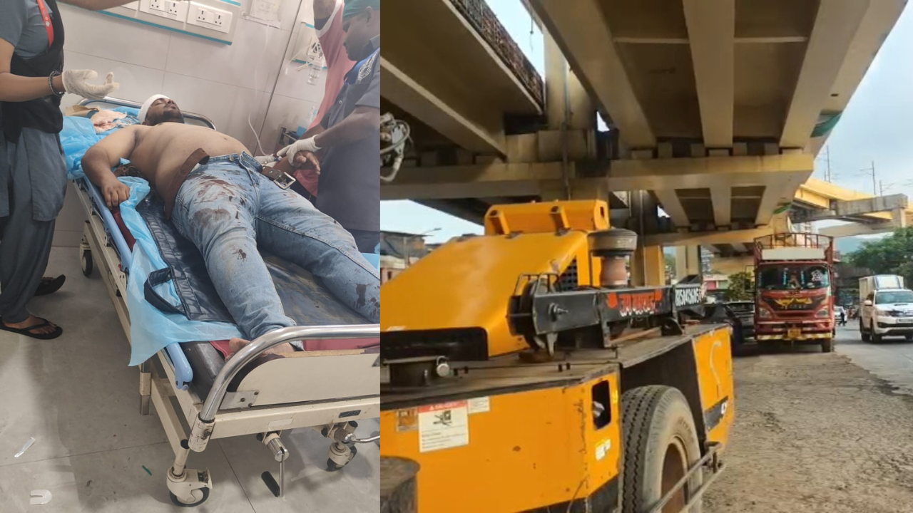 Urban Infrastructure Neglect Exposed As Falling Concrete Beam Inflicts Severe Trauma During Metro Construction in Mira Road