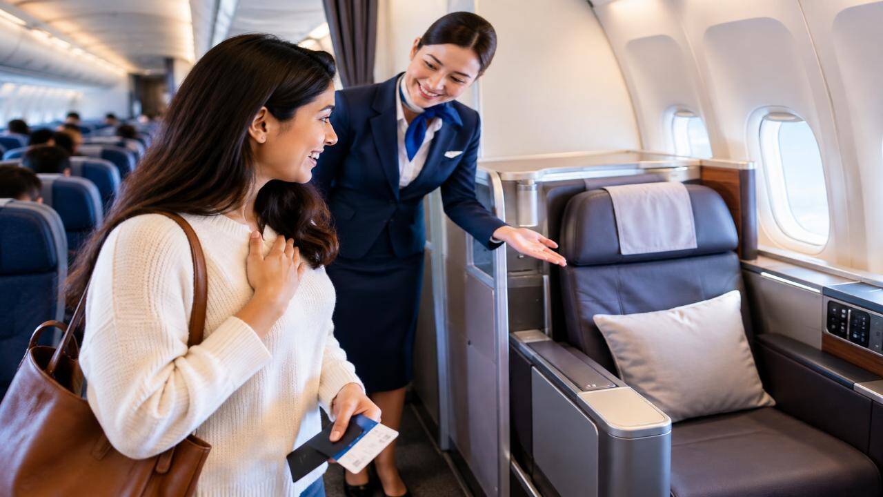 Booked an economy seat but got upgraded to a business-class? Here’s how airlines choose