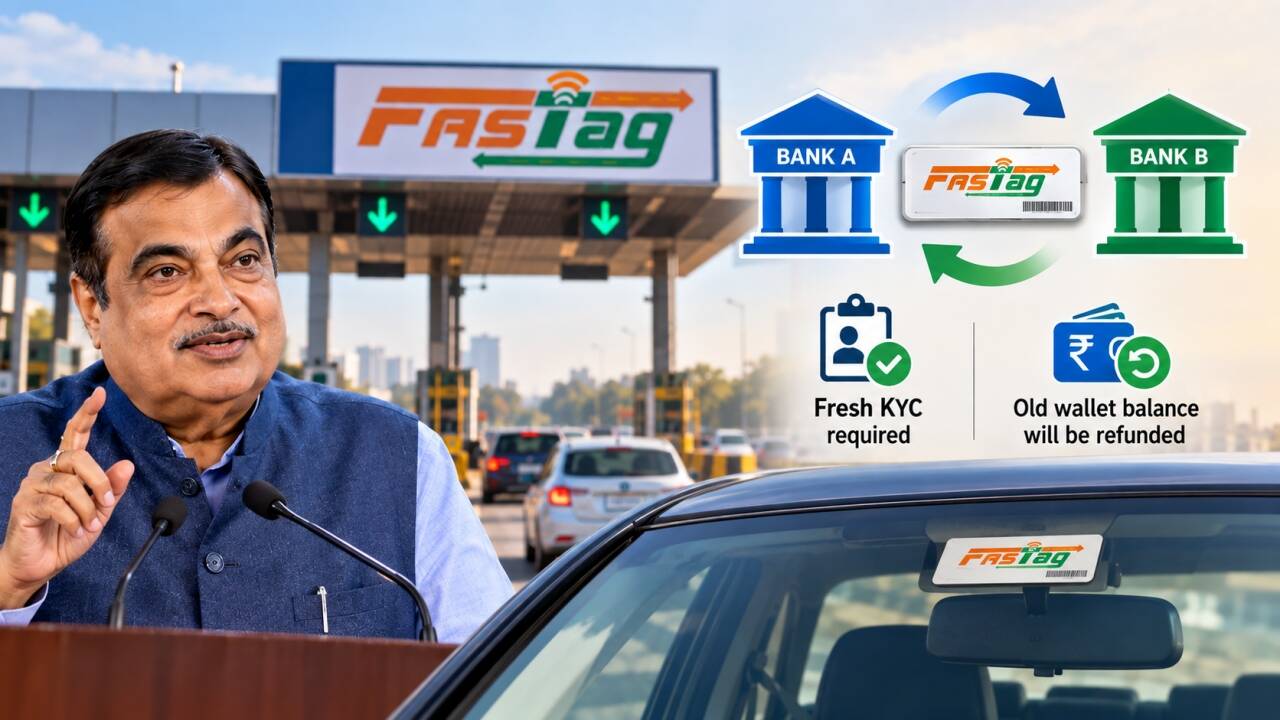 What is OneTag? Switch FASTag bank, retain same tag; fresh KYC, get refund