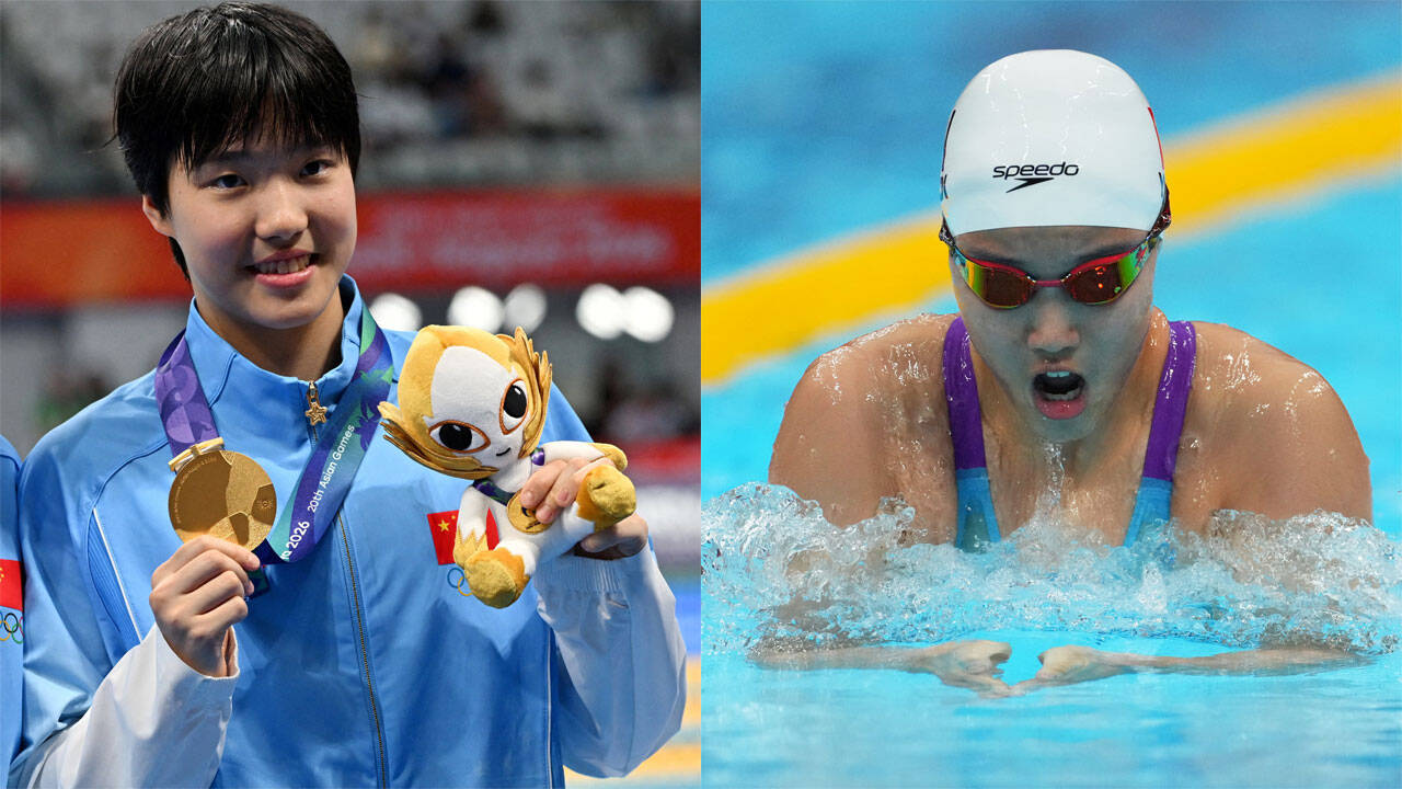 Two gold at 13 for China’s Yu Zidi, but youngest Asian Games record remains unclear
